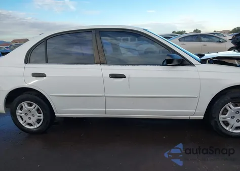2001 Honda Civic Lx z USA, uszkodzony, nr VIN 1HGES15521L055352